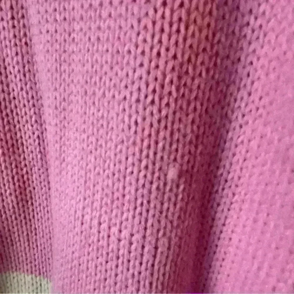 PROMESA- Color Block Sweater Sz Large ( pink, purple) - Picture 7 of 12